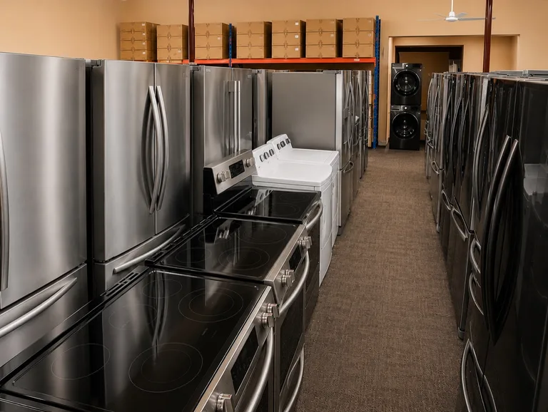 Appliances ready for delivery or pickup